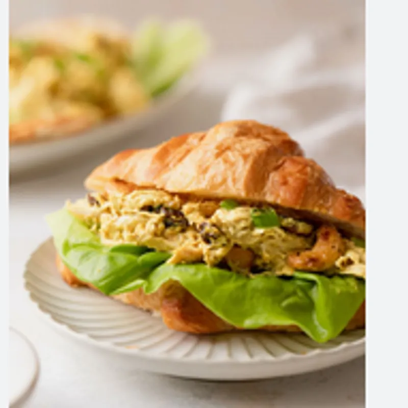 Vibrant Curried Chicken Salad Sandwiches image